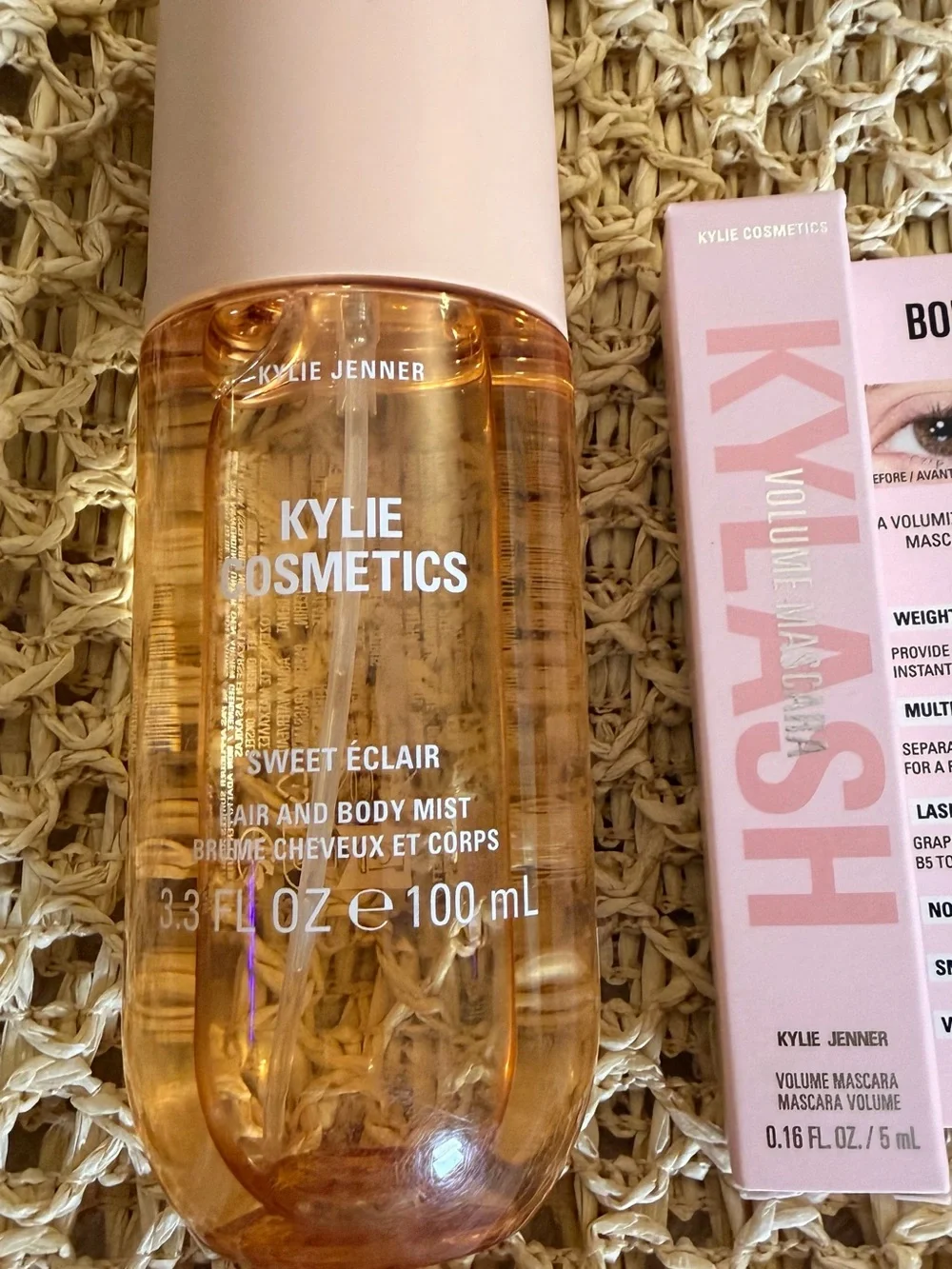 Kylie Cosmetics Pink, Red and Beige Beauty Trio with Branded Patch